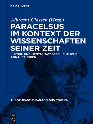 cover image of Paracelsus im Kontext der Wissenschaften seiner Zeit